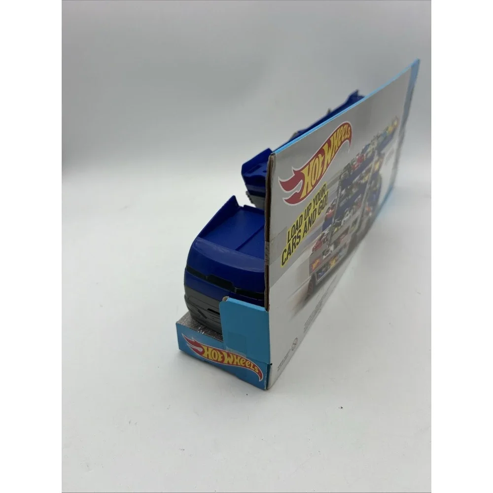 Hot Wheels City Turbo Hauler Truck Pull Up To Expand Holds Up To 40 Cars Ages 3+
